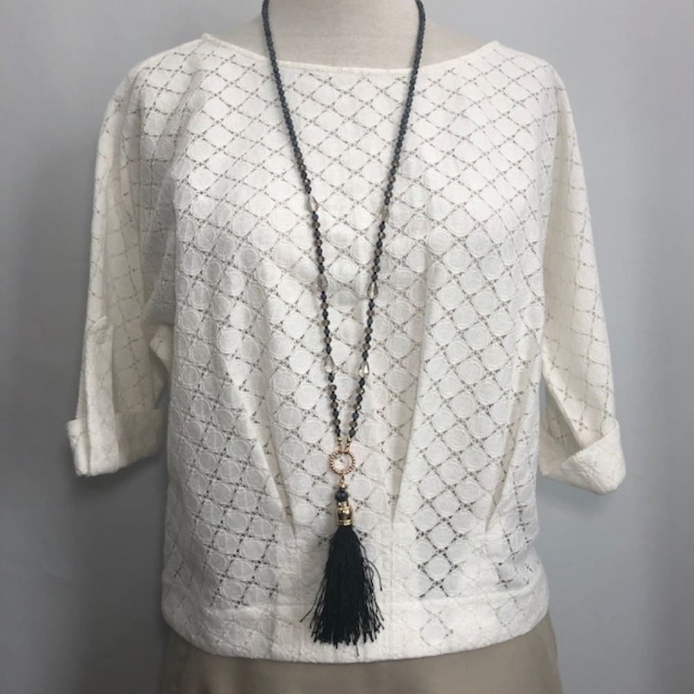 BCBGMAXAZRIA Jayne Top Off White Extra Small Women